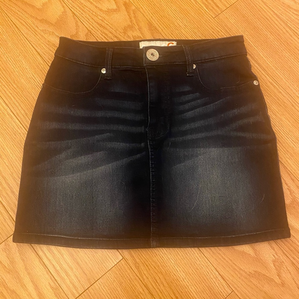 G by Guess Dark Wash Denim Skirt